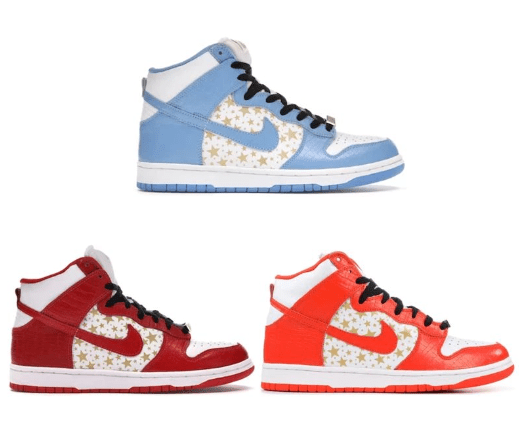 dunk high supreme spark